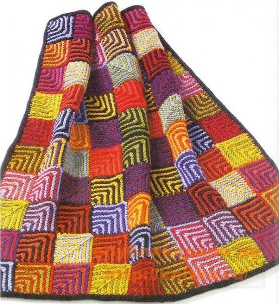 схема вязания одеяла в Горьком